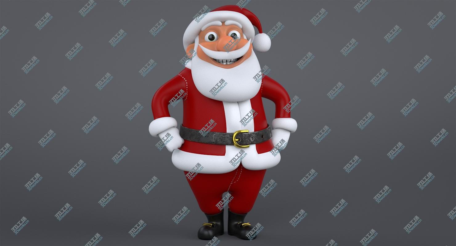 images/goods_img/20210319/3D Rigged Cartoon Santa Claus model/2.jpg